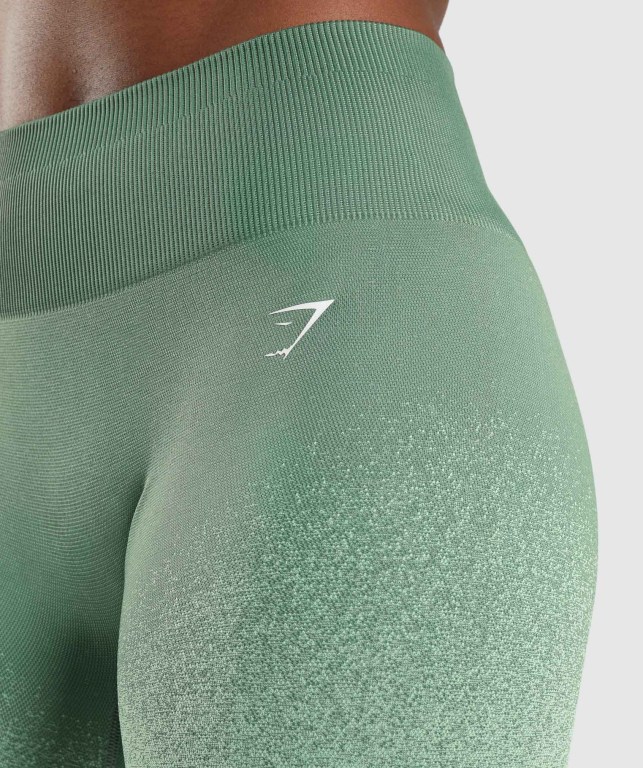 Pantalones Cortos Gymshark Adapt Ombre Seamless Cycling Verde Verde Claro | ce6oJGmbYw7