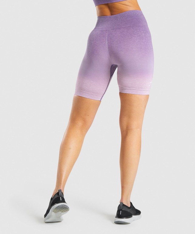 Pantalones Cortos Gymshark Adapt Ombre Seamless Moradas Claro Moradas | rkSGpS4V52C