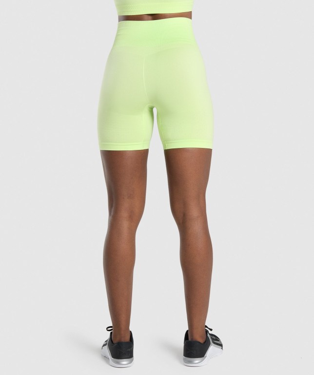 Pantalones Cortos Gymshark Apex Seamless Verde Verde Claro | XA3djG9gr1N