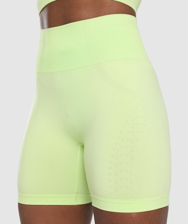 Pantalones Cortos Gymshark Apex Seamless Verde Verde Claro | XA3djG9gr1N