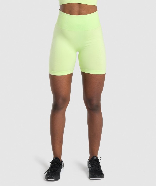 Pantalones Cortos Gymshark Apex Seamless Verde Verde Claro | XA3djG9gr1N