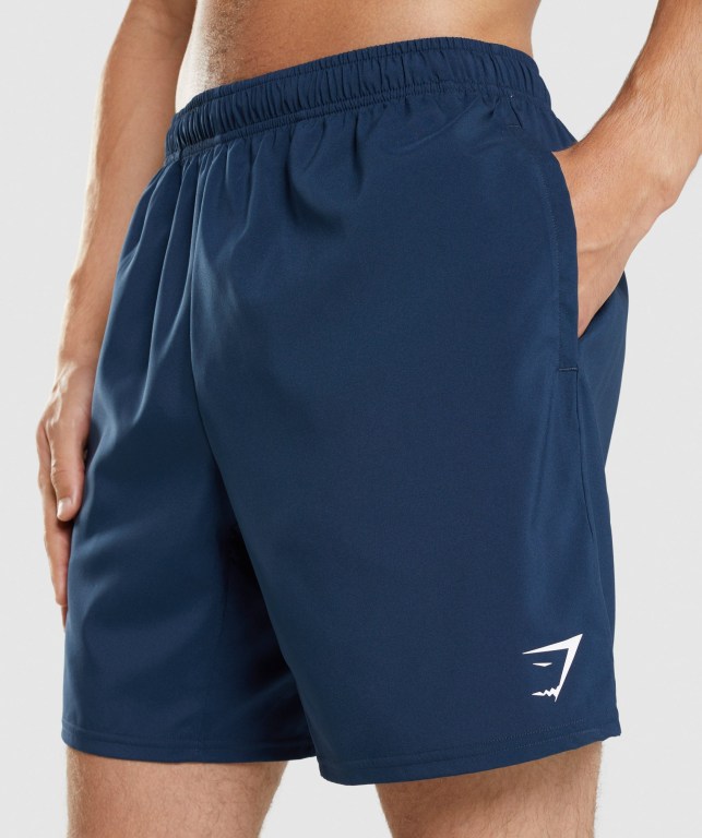 Pantalones Cortos Gymshark Arrival Azul Marino | HNERyvTVmjf