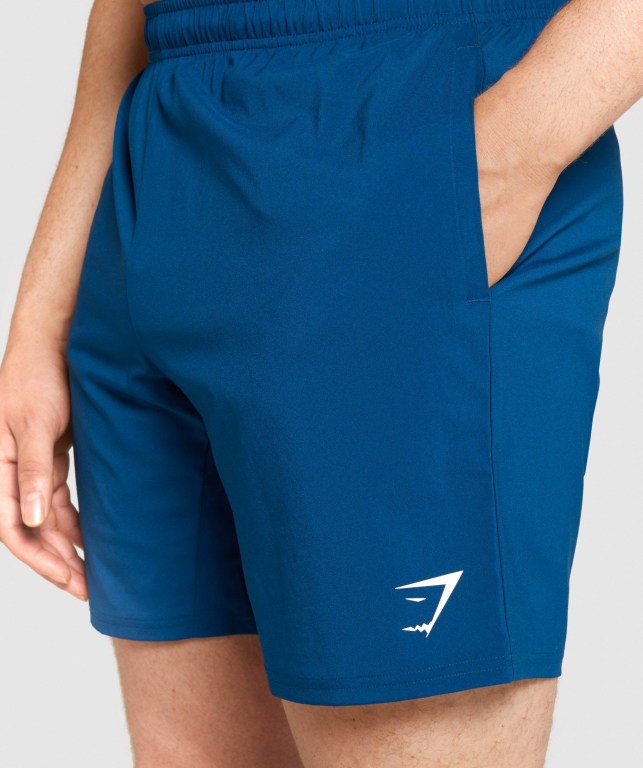 Pantalones Cortos Gymshark Arrival Azules | JwBJsr6Szrn