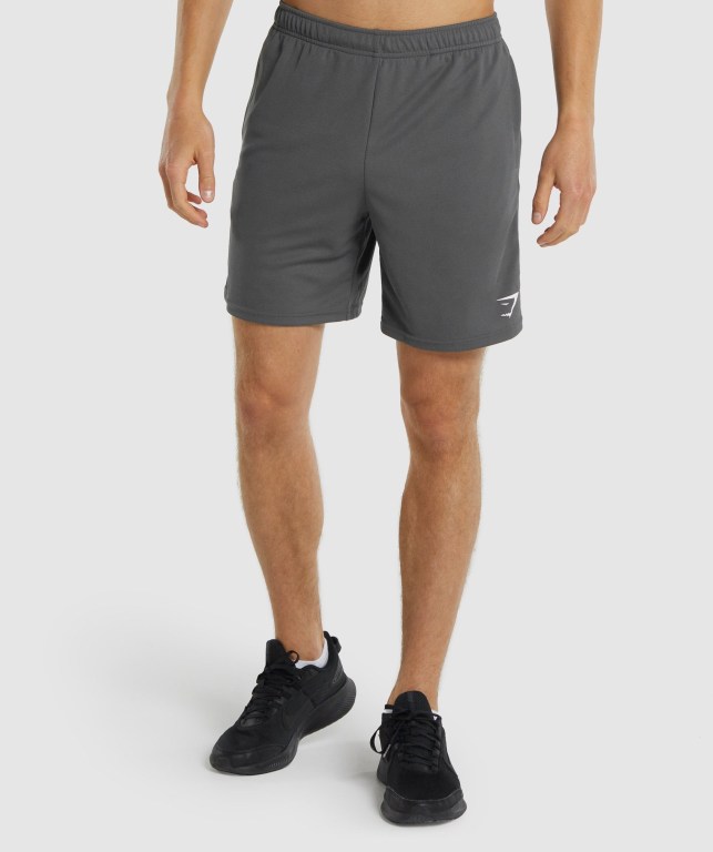 Pantalones Cortos Gymshark Arrival Knitted Gris | ZW9p5bYLG3H