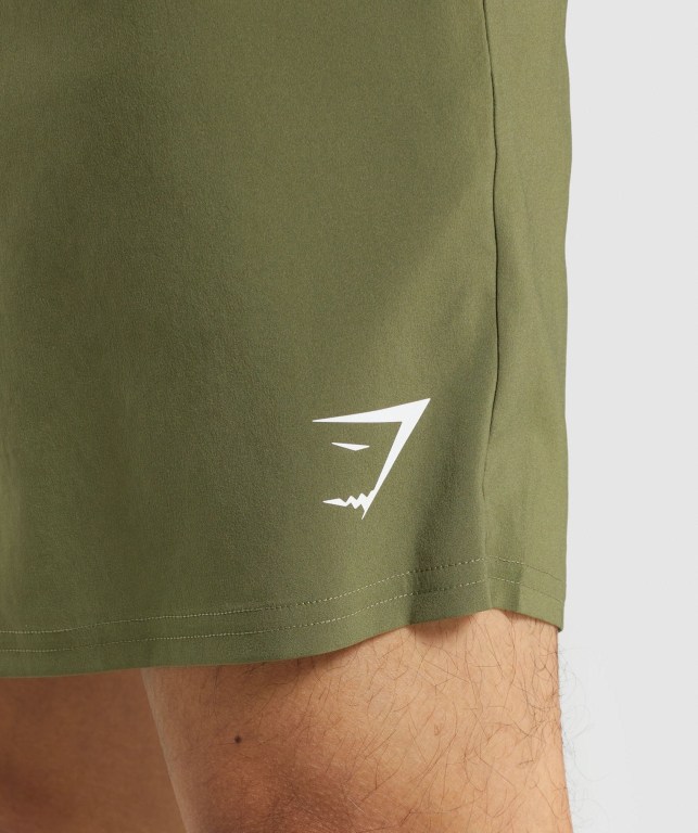 Pantalones Cortos Gymshark Arrival Verde Oscuro | 4Uhv6I6Z4eg