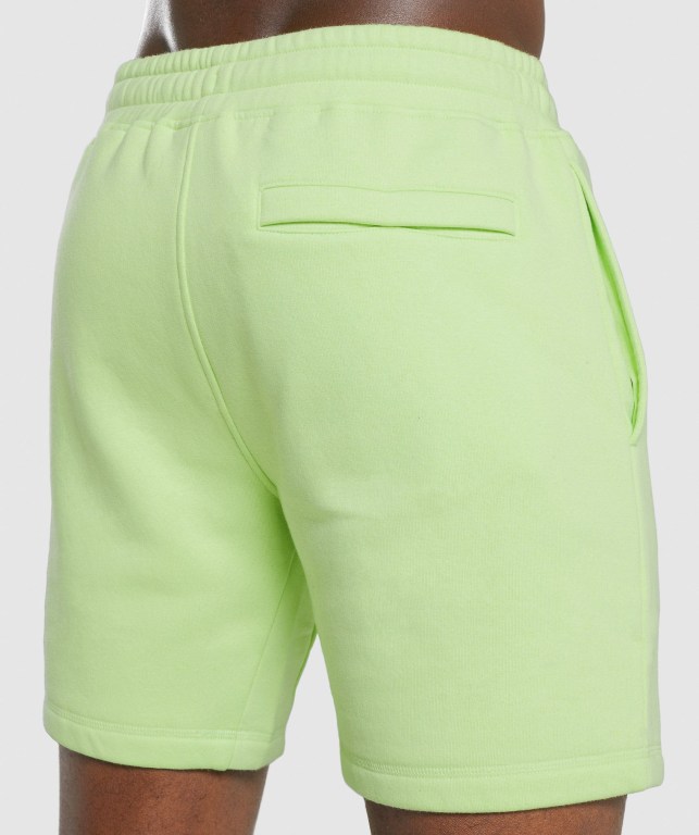 Pantalones Cortos Gymshark Crest Verde | MBQoXGLnb4o