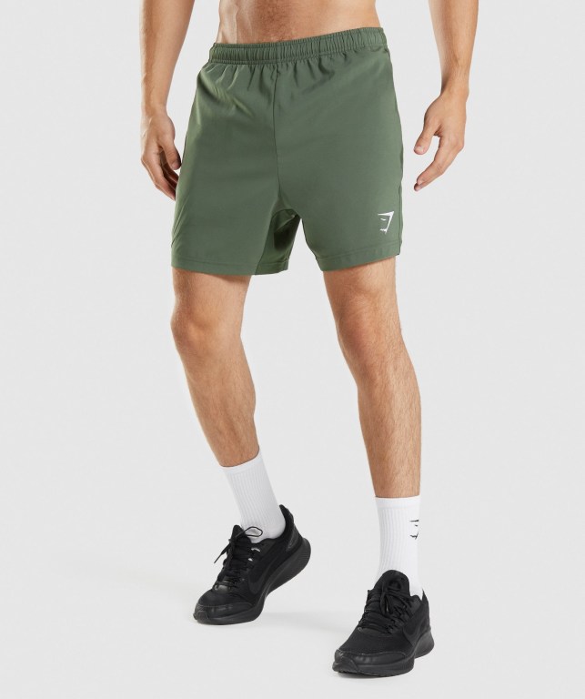 Pantalones Cortos Gymshark Deporte Verde | jsBBABzTWke