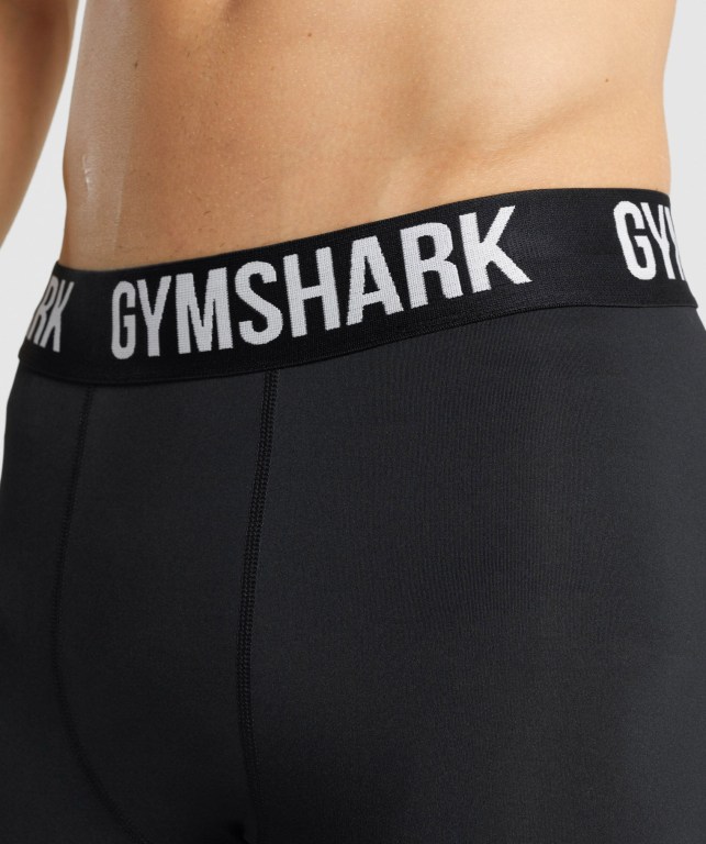 Pantalones Cortos Gymshark Element Baselayer Negras | 2PNIxJENI6e