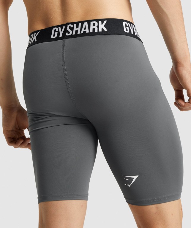 Pantalones Cortos Gymshark Element Baselayer Gris | GDWcS5eBzto