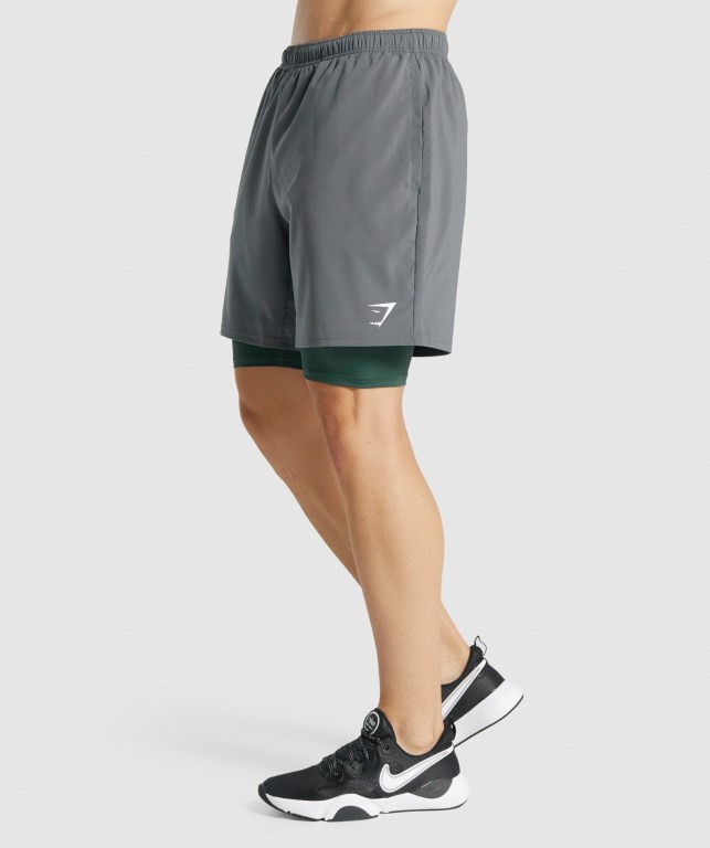 Pantalones Cortos Gymshark Element Baselayer Verde Oscuro | JxGGkvwlM9C