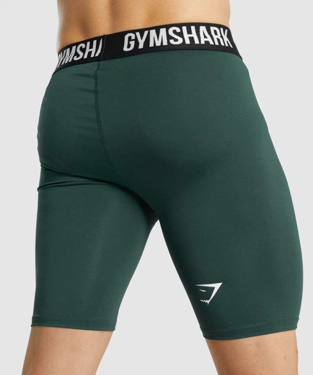 Pantalones Cortos Gymshark Element Baselayer Verde Oscuro | JxGGkvwlM9C