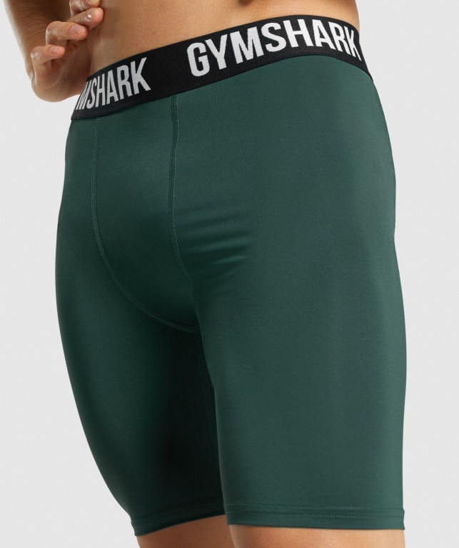 Pantalones Cortos Gymshark Element Baselayer Verde Oscuro | JxGGkvwlM9C