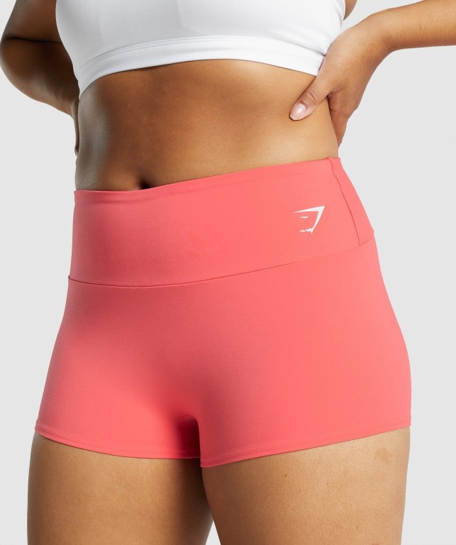 Pantalones Cortos Gymshark Entrenamiento Quad Rosas | 1EbgTo9H8lY