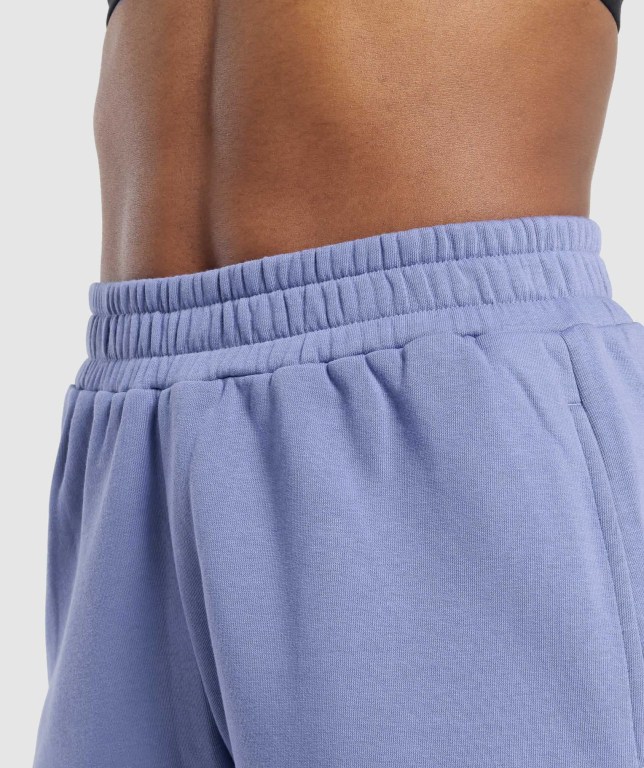 Pantalones Cortos Gymshark Entrenamiento Sweat Azules | Yw53r9EHfnS