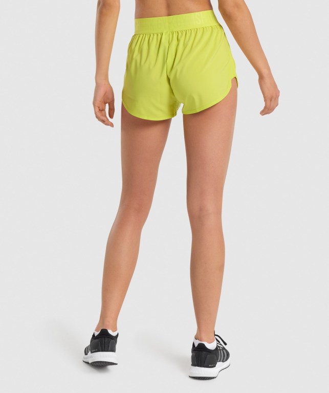 Pantalones Cortos Gymshark Entrenamiento Loose Fit Amarillo | cAyd252AeCt