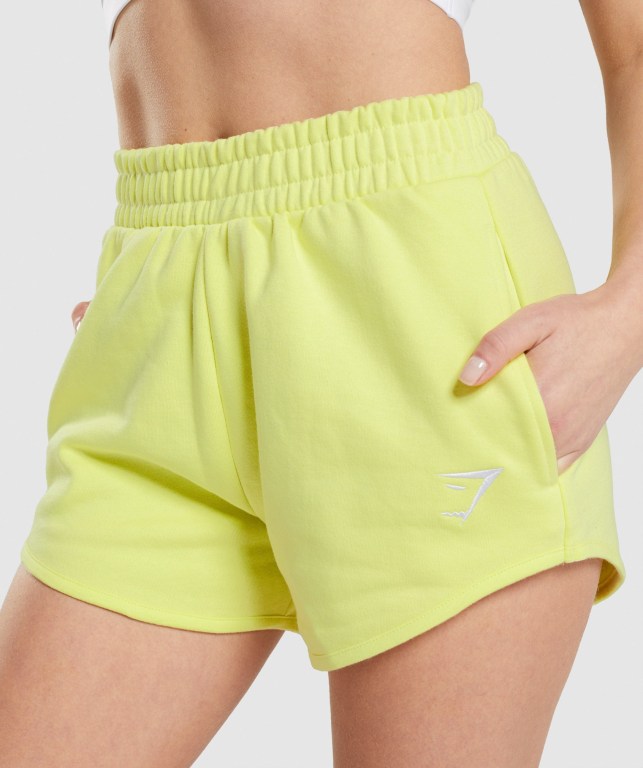 Pantalones Cortos Gymshark Entrenamiento Sweat Verde | epJ8KMNi47J