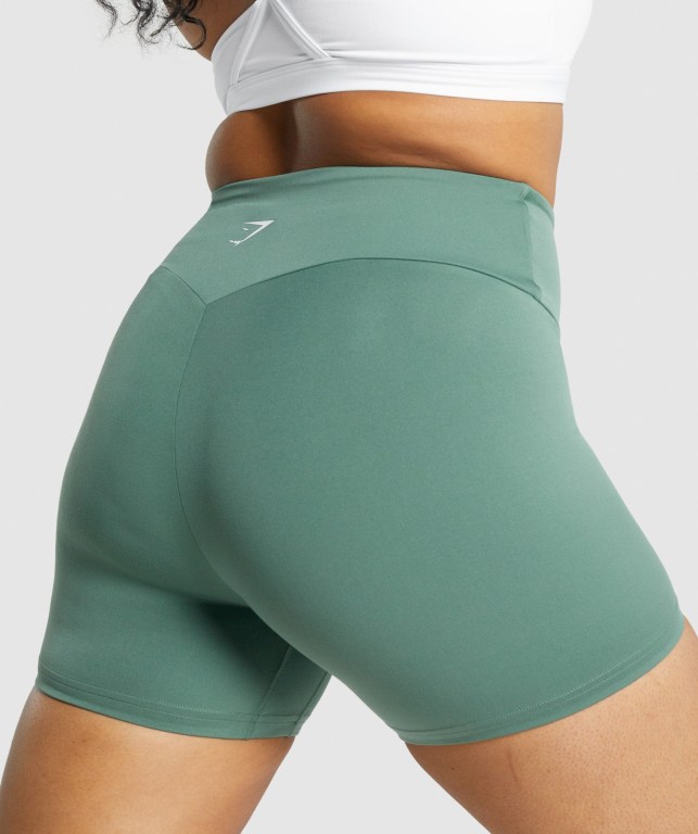 Pantalones Cortos Gymshark Entrenamiento Verde | iLW95KSPliH