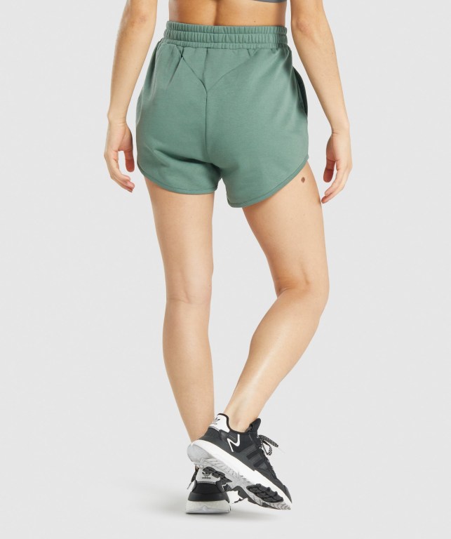 Pantalones Cortos Gymshark Entrenamiento Sweat Verde | sCx2rPBXSQ6