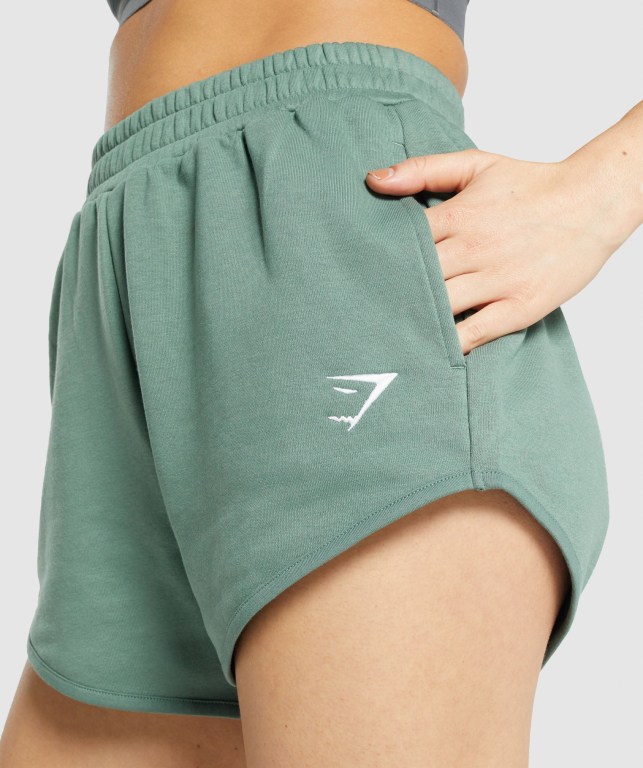 Pantalones Cortos Gymshark Entrenamiento Sweat Verde | sCx2rPBXSQ6