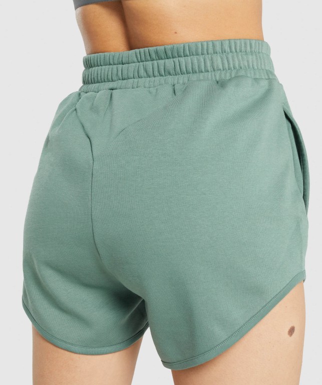 Pantalones Cortos Gymshark Entrenamiento Sweat Verde | sCx2rPBXSQ6