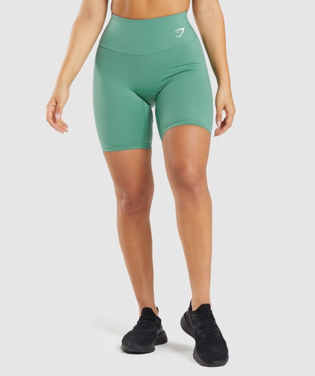 Pantalones Cortos Gymshark Entrenamiento Cycling Verde | w1T1XFCduKz