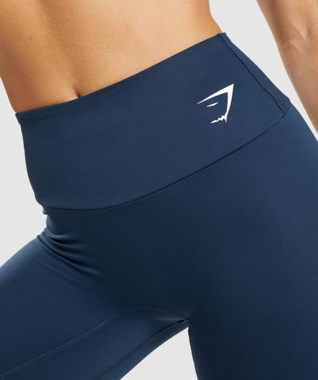 Pantalones Cortos Gymshark Entrenamiento Cycling Azul Marino | yxbql1immyx