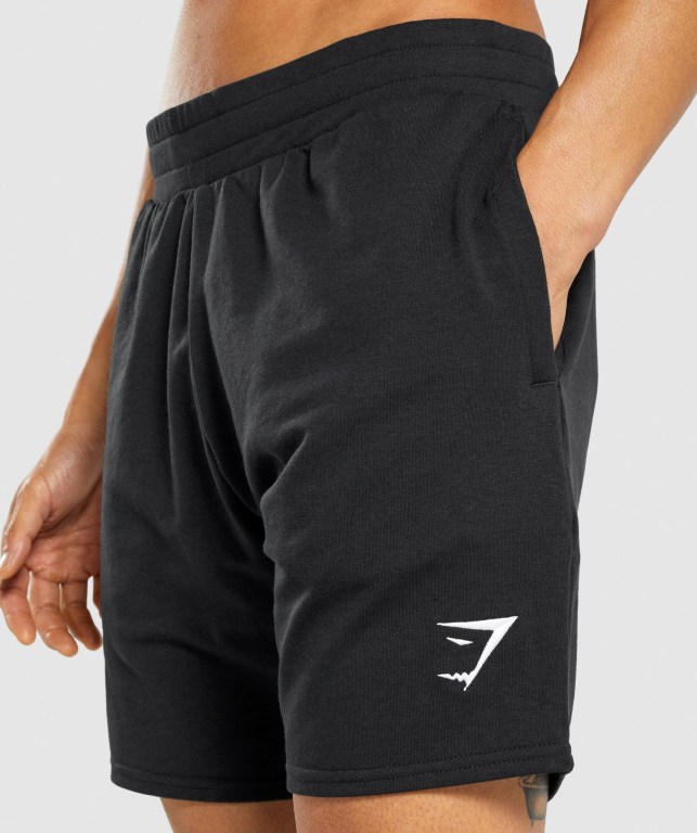 Pantalones Cortos Gymshark Essential 7” Negras | Jwcik2MUaq8