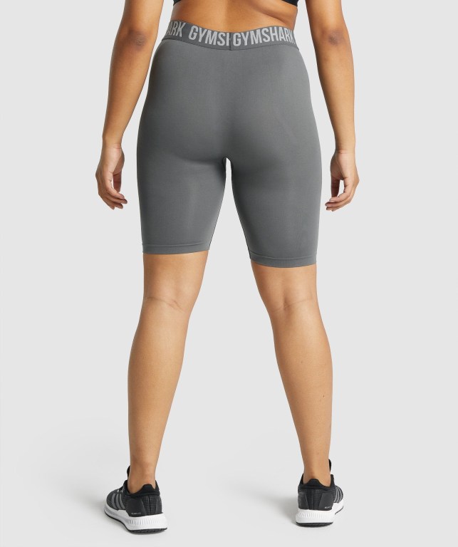 Pantalones Cortos Gymshark Fit Seamless Cycling Gris | 9tMMIuhVWmM