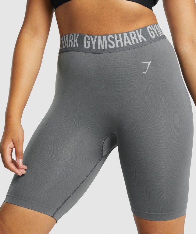 Pantalones Cortos Gymshark Fit Seamless Cycling Gris | 9tMMIuhVWmM