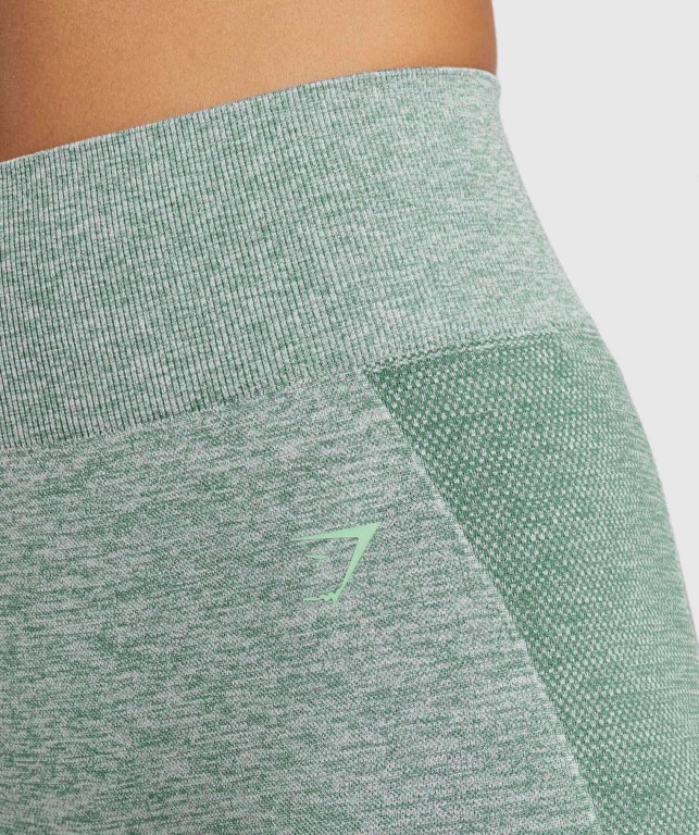 Pantalones Cortos Gymshark Flex Cycling Verde | 1NUILVyteXC