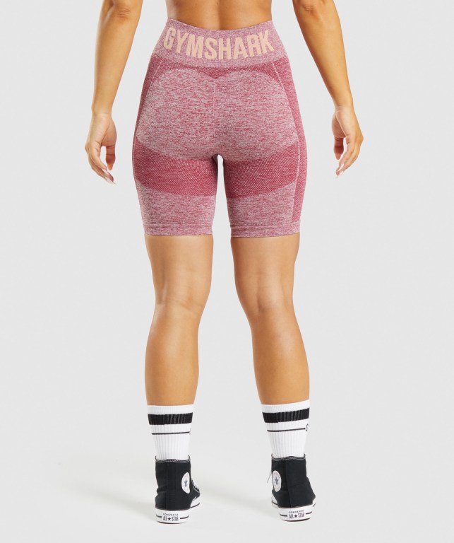 Pantalones Cortos Gymshark Flex Cycling Burdeos | 5d5FTvQ39KK