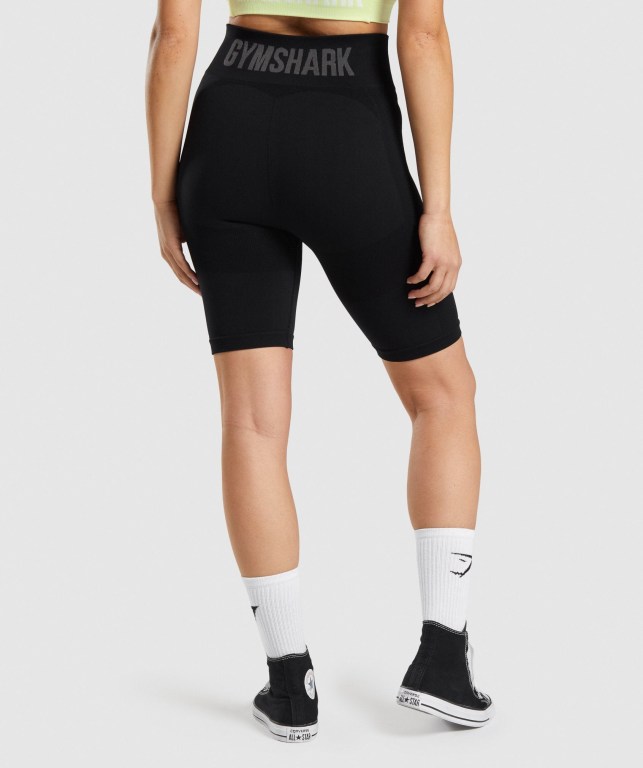 Pantalones Cortos Gymshark Flex Cycling Negras Gris | 5zoLhCEqljQ