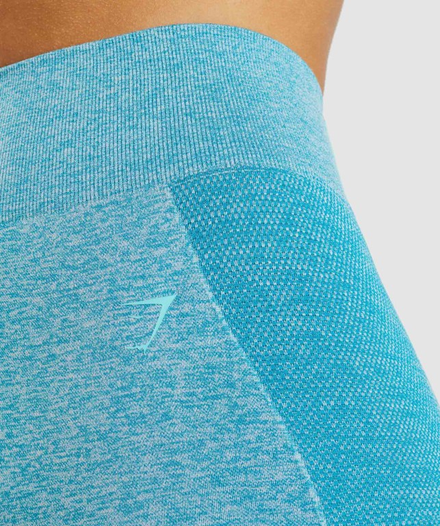 Pantalones Cortos Gymshark Flex Cycling Azules | BjoQ2IQc8jO