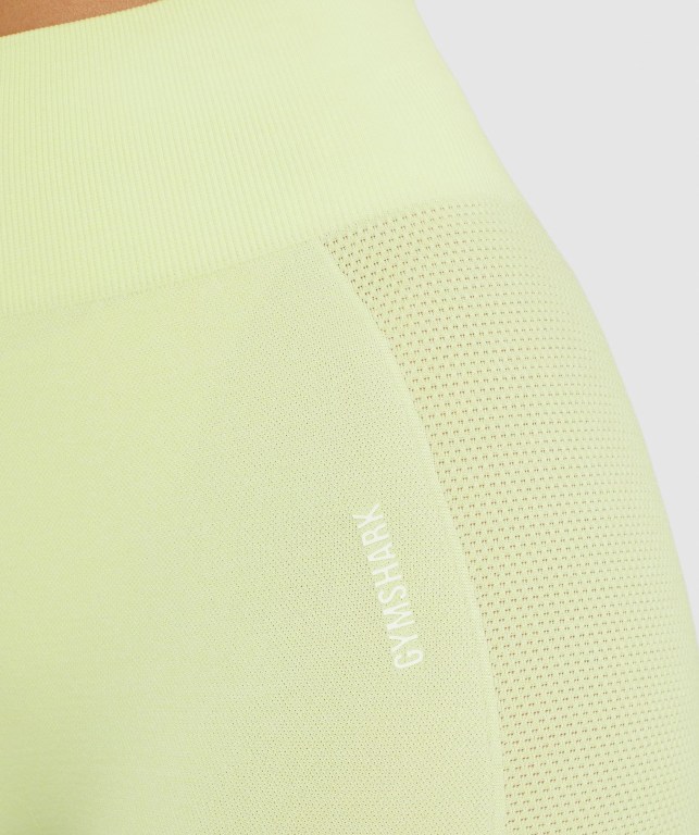 Pantalones Cortos Gymshark Flex Cycling Verde Claro | VxdLCAqMZnw