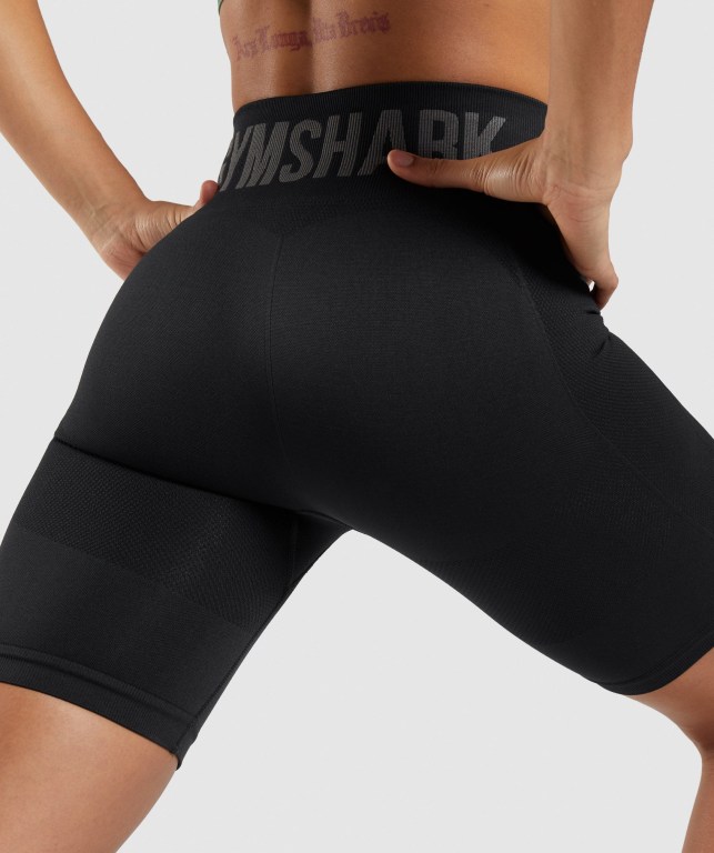 Pantalones Cortos Gymshark Flex Cycling Negras | pk23CiokEJ5