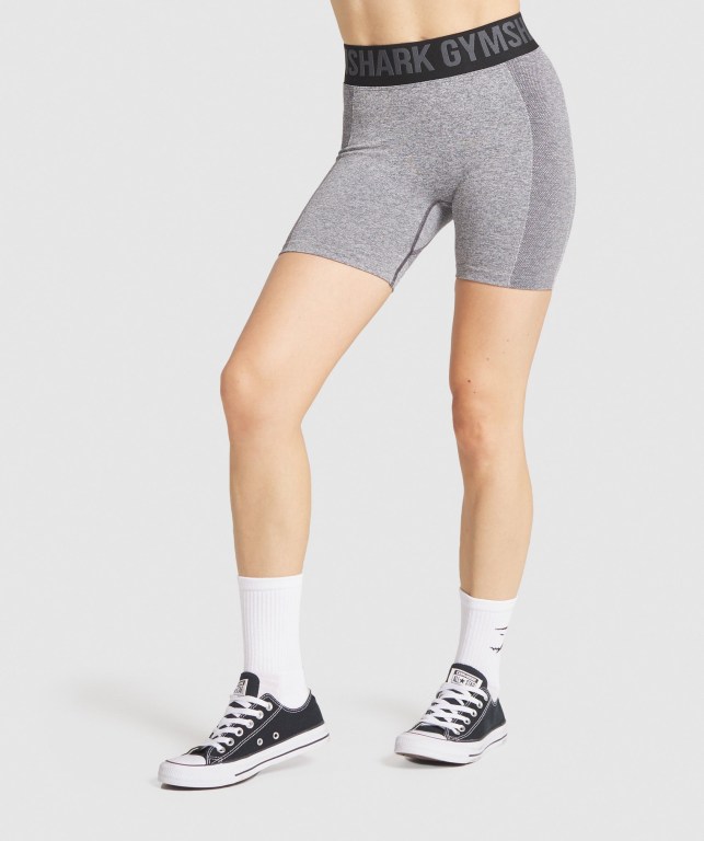 Pantalones Cortos Gymshark Flex Gris Negras | sxlnSh9uGdH