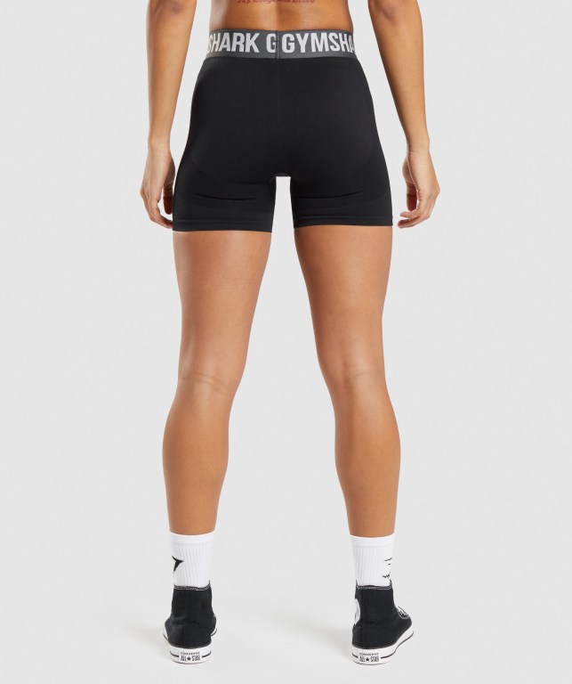 Pantalones Cortos Gymshark Flex Negras | CdQV6cwjhDR