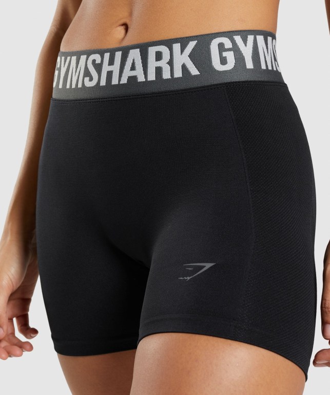 Pantalones Cortos Gymshark Flex Negras | CdQV6cwjhDR