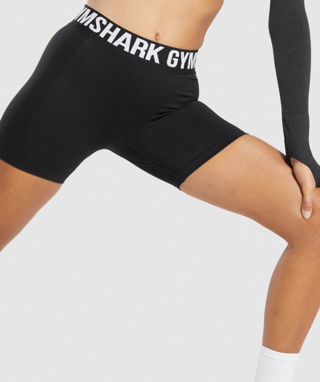 Pantalones Cortos Gymshark Flex Negras | pxnLotXYsbe