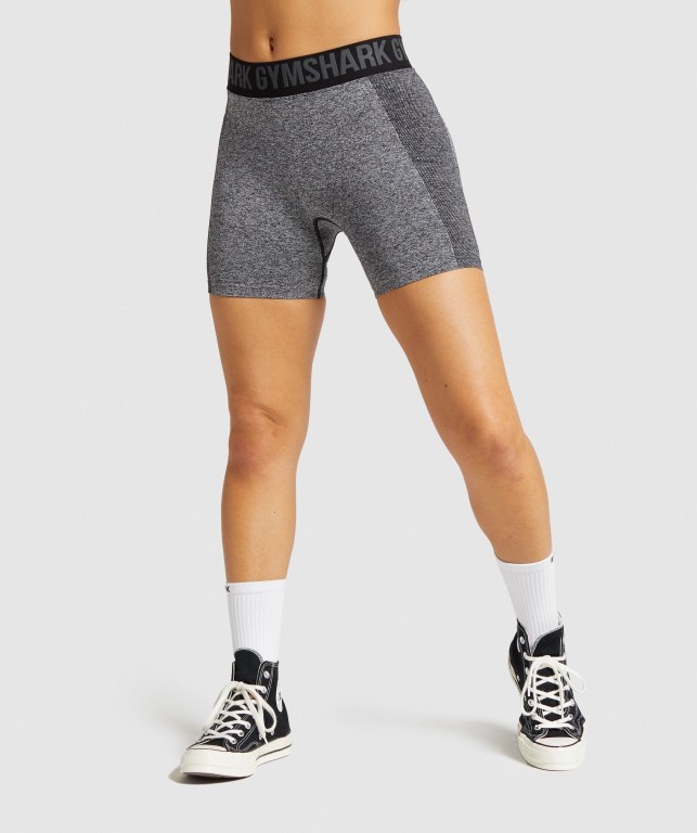 Pantalones Cortos Gymshark Flex Negras Gris | 5uHAP6tGq9q