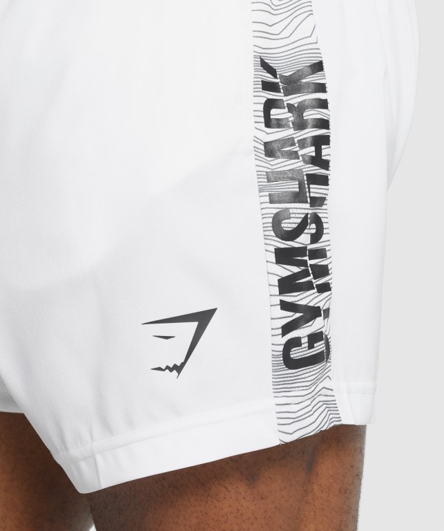 Pantalones Cortos Gymshark Graphic Deporte Blancas | gAdTCeCxfYn