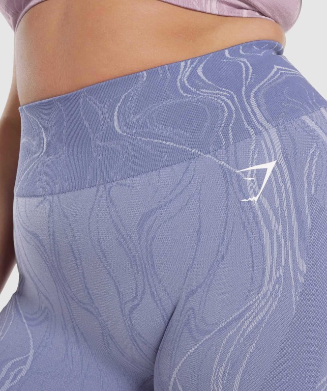 Pantalones Cortos Gymshark Mercury Seamless Azules | KQh3i1FopoF