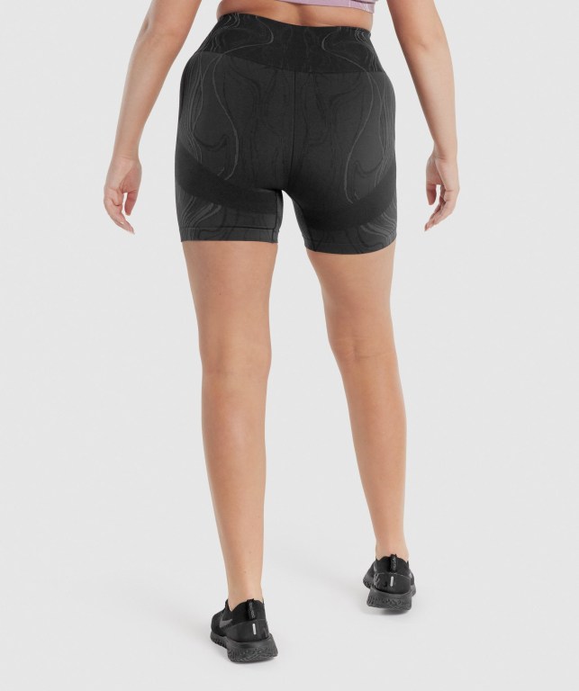 Pantalones Cortos Gymshark Mercury Seamless Negras | tULT8351iLr