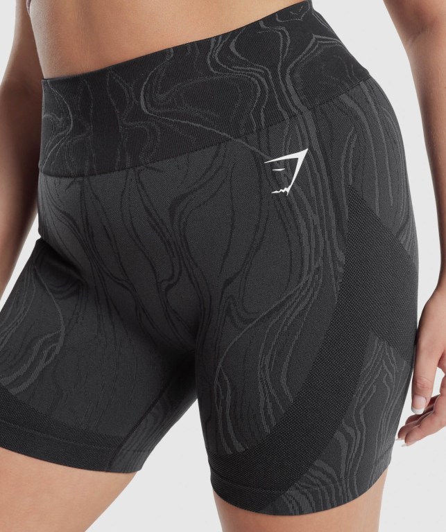 Pantalones Cortos Gymshark Mercury Seamless Negras | tULT8351iLr