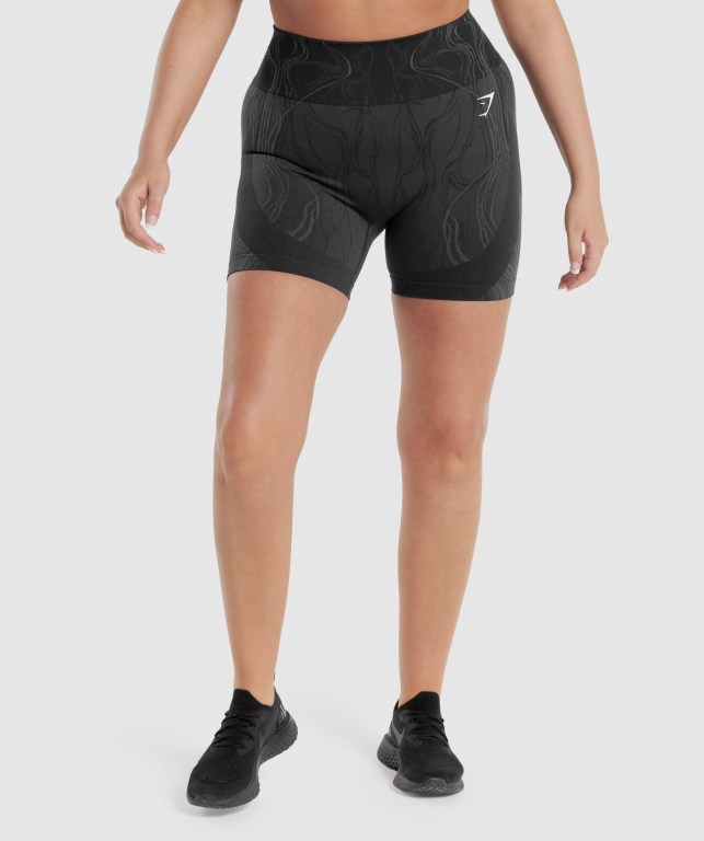 Pantalones Cortos Gymshark Mercury Seamless Negras | tULT8351iLr