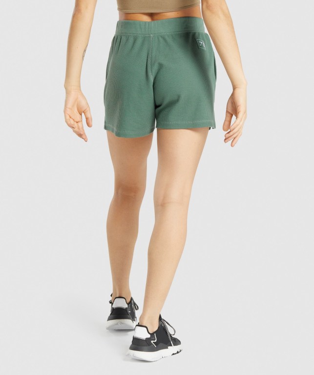 Pantalones Cortos Gymshark Pause Loose Verde | WVhd4mF4drl