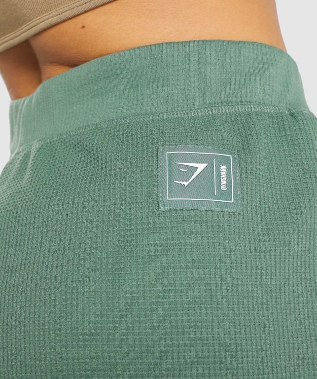 Pantalones Cortos Gymshark Pause Loose Verde | WVhd4mF4drl