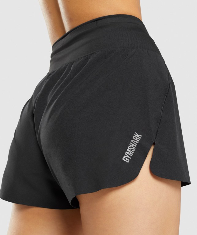 Pantalones Cortos Gymshark Speed Negras | 1WIWMccFrdP