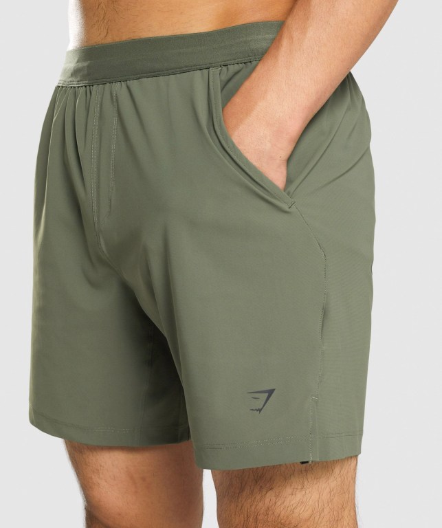 Pantalones Cortos Gymshark Studio Verde | bsWFnswMkx1