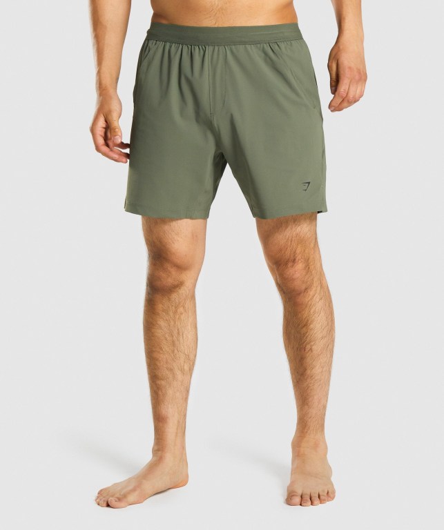 Pantalones Cortos Gymshark Studio Verde | bsWFnswMkx1